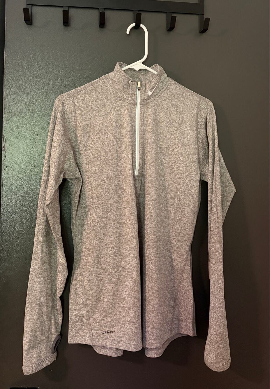 Nike Gray Dri-Fit Quarter-Zip